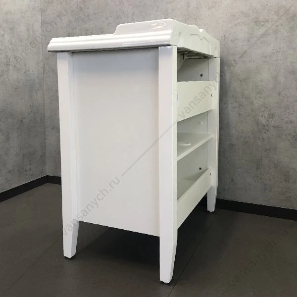 Тумба-умывальник Палермо-80 белая с раковиной COMFORTY 3380