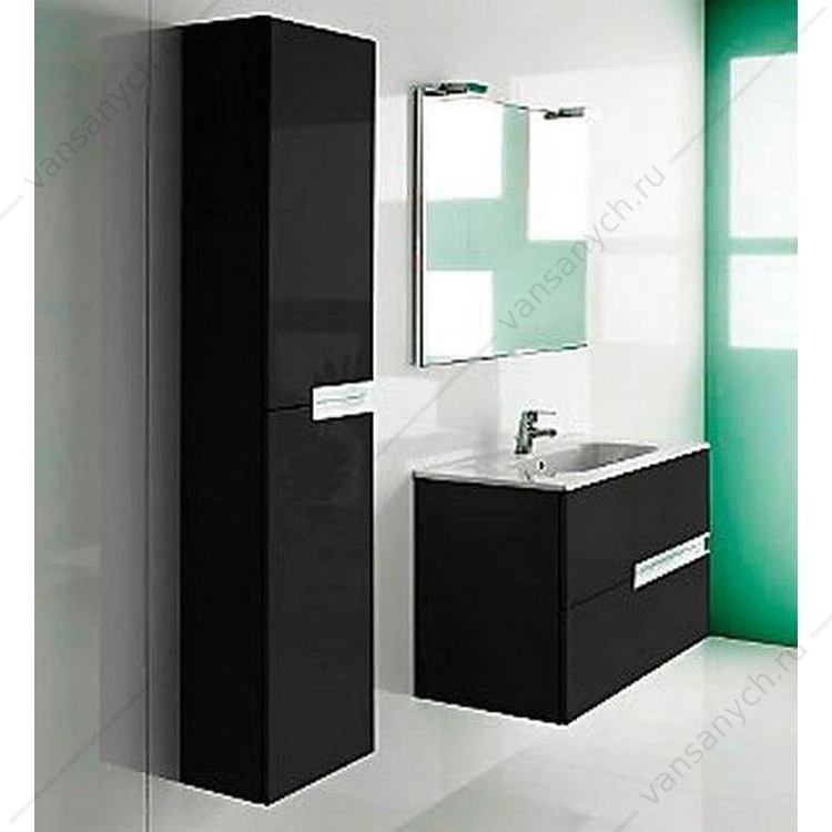 ZRU9000097 Victoria Nord Black Edition шкаф под раковину 80 см