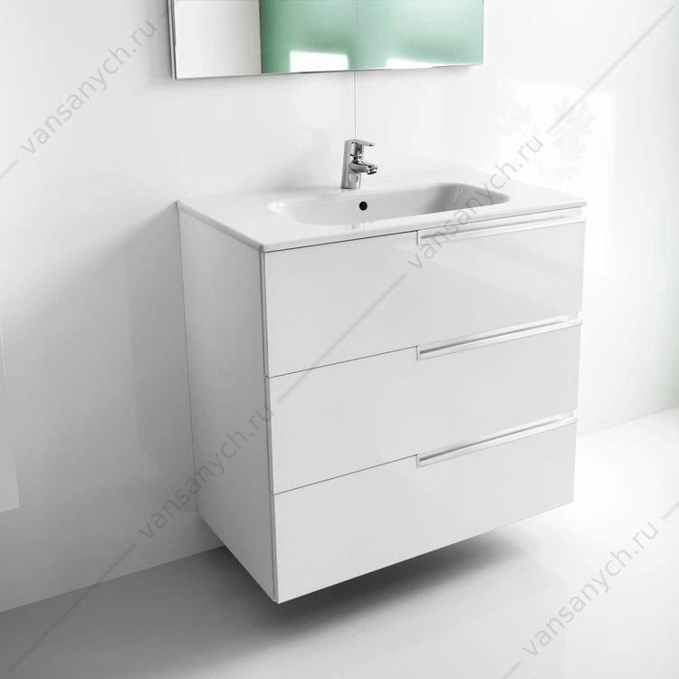 ZRU9302835 Victoria Nord ice Edition модуль для раковины 3-и ящика 80 см