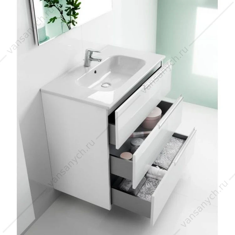 ZRU9302835 Victoria Nord ice Edition модуль для раковины 3-и ящика 80 см