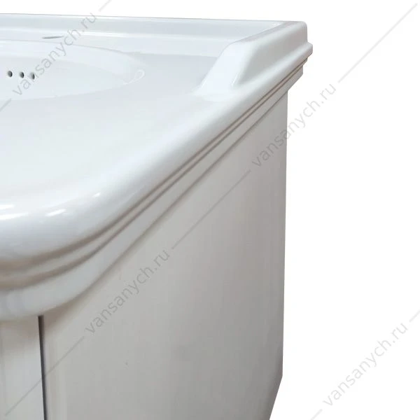Тумба с раковиной COMFORTY Неаполь-80 белый глянец