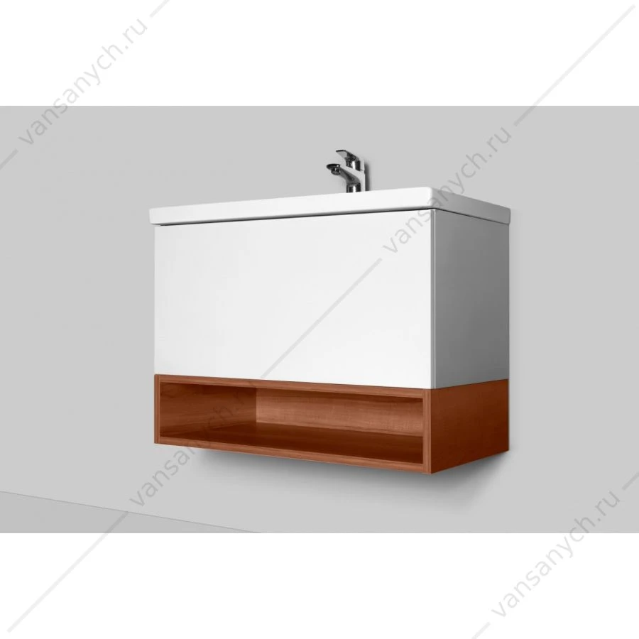 Ниша для базы, подвесная AM.PM GEM, 60 см, цвет: орех, M90OHX0600NF