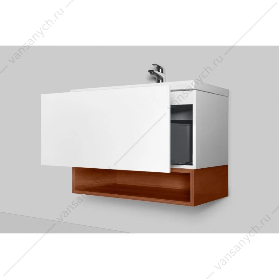 Ниша для базы, подвесная AM.PM GEM, 60 см, цвет: орех, M90OHX0600NF