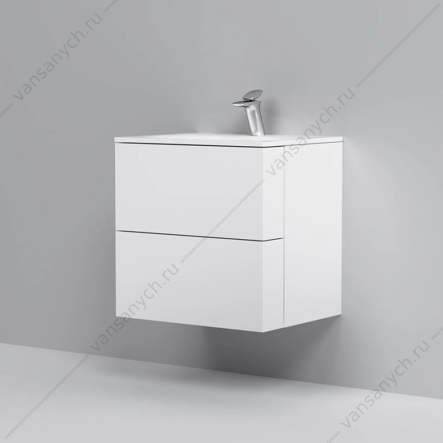 Тумба 60 под раковину AM.PM SPIRIT 2.0, 60 см, ящики, белый, M70AFHX0602WG