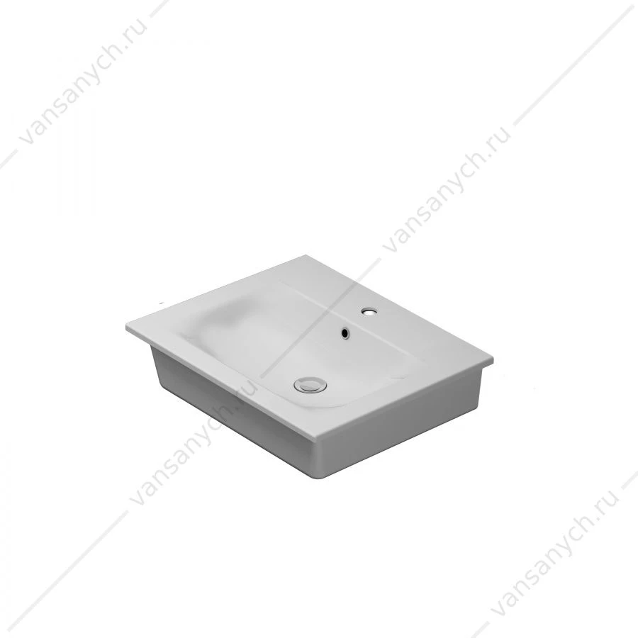 Раковина мебельная AM.PM SPIRIT 2.0, керамич. 60 см, встроен, белый, M70AWCC0602WG