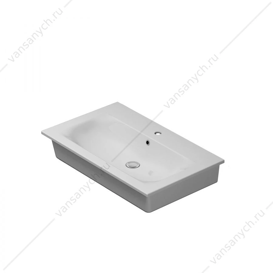 Раковина мебельная AM.PM SPIRIT 2.0, керамич. 80 см, встроен, белый, M70AWCC0802WG