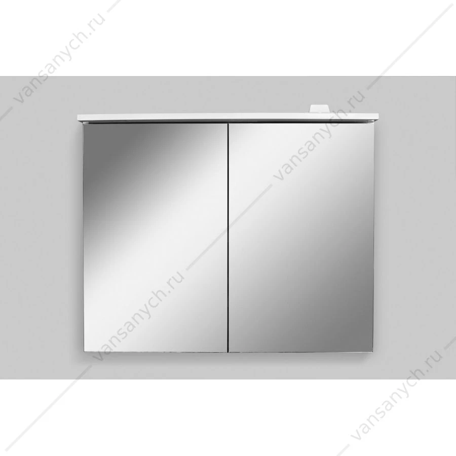 Зеркало-шкаф с LED-подсветкой, AM.PM SPIRIT 2.0, 80 см, белый, M70AMCX0801WG