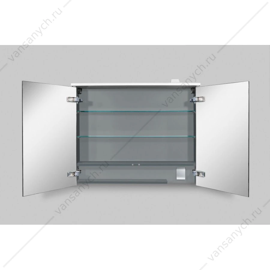 Зеркало-шкаф с LED-подсветкой, AM.PM SPIRIT 2.0, 80 см, белый, M70AMCX0801WG