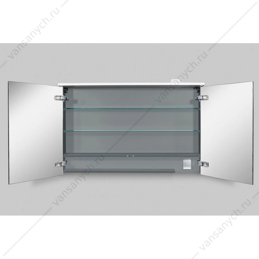 Зеркало-шкаф с LED-подсветкой, AM.PM SPIRIT 2.0, 100 см, белый, M70AMCX1001WG