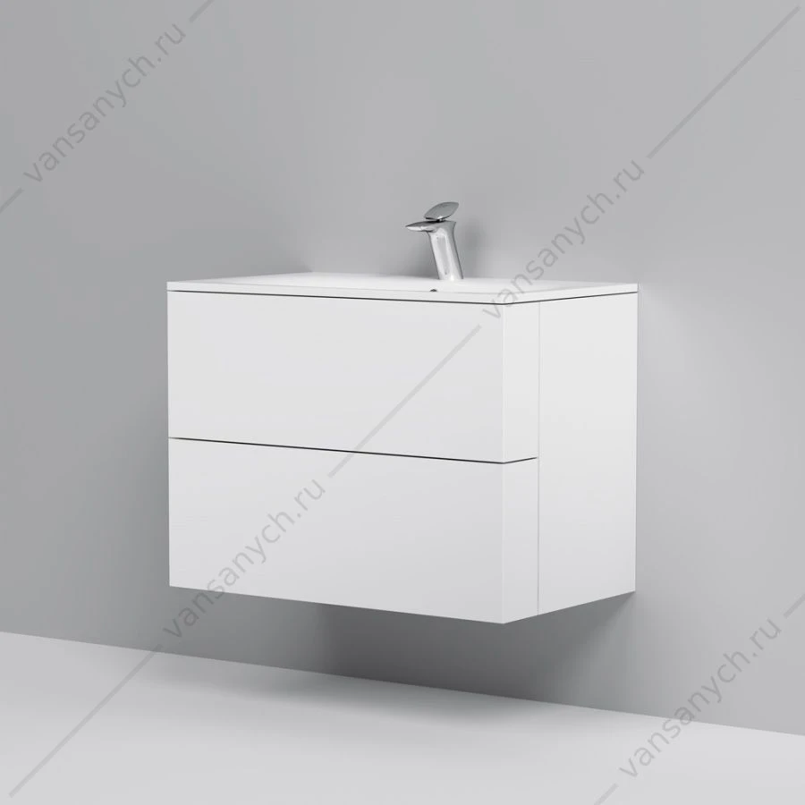 Тумба 80 под раковину подвесная AM.PM SPIRIT 2.0, 80 см, ящики, белый, M70AFHX0802WG