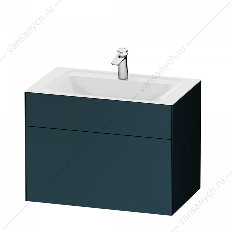 Тумба 80 под раковину подвесная AM.PM INSPIRE V2.0, 80 см, графит, M50AFHX0803GM