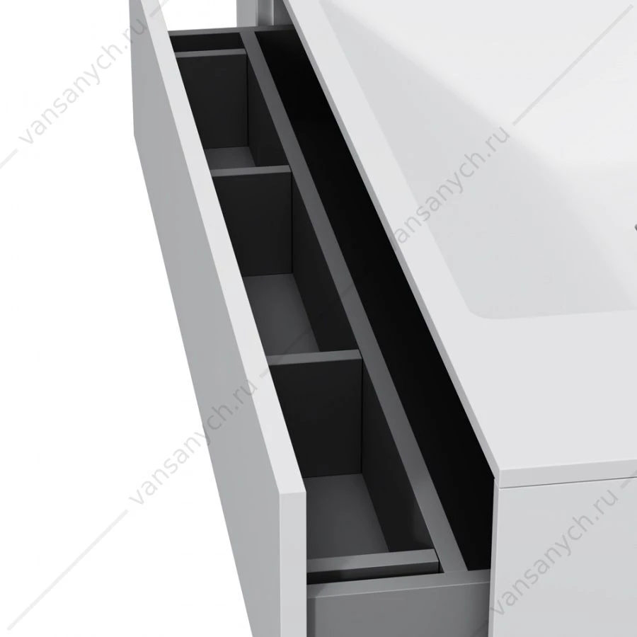 Тумба 100 под раковину подвесная AM.PM INSPIRE V2.0, 100 см, 3 ящ, белый M50AFHX1003WM