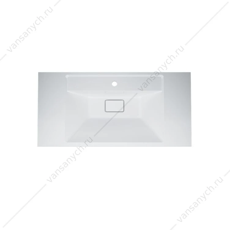 Раковина мебельная иск. мрамор, AM.PM INSPIRE V2.0, 100 см M50AWPC1001WG