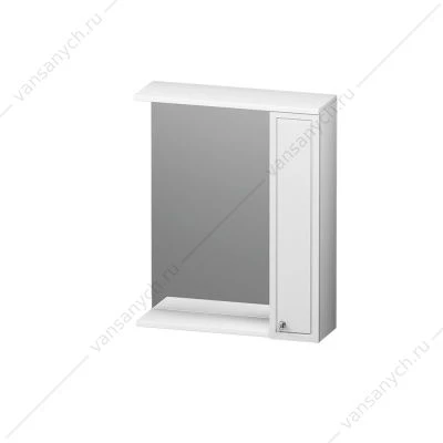 Зеркало-шкаф  RedBluPalace One, правый, 60 см, с подсветкой, белый, M41MPR0601WG