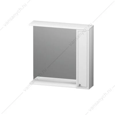 Зеркало-шкаф  RedBluPalace One, правый, 75 см, с подсветкой, белый, M41MPR0751WG