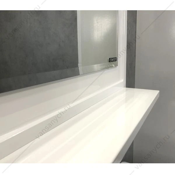 Зеркало COMFORTY Феррара-100 белый глянец
