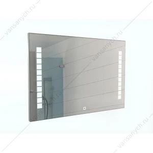 Зеркало Quadro 100 alum с подсветкой Sansa SQ1019Z
