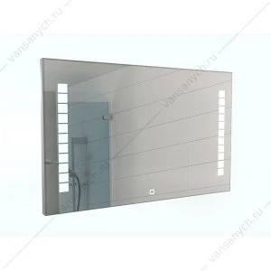 Зеркало Quadro 120 alum с подсветкой Sansa SQ1020Z