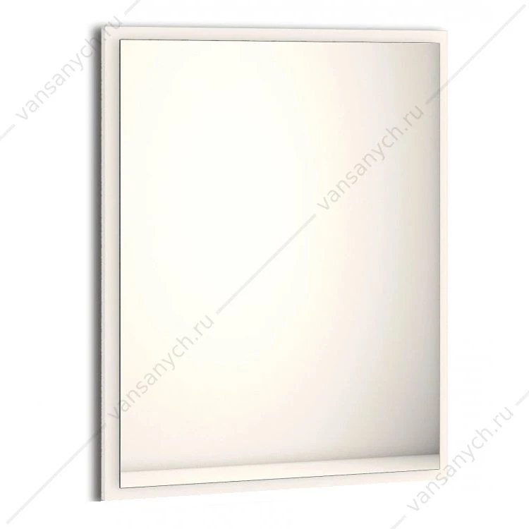 Зеркало с LED подсветкой, антизапотевание, 90x73 CEZARES TIFFANY белый матовый, 45043