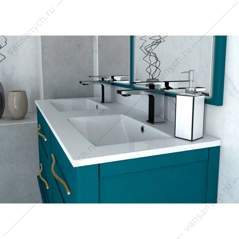 Тумба под раковину с 4 ящиками, 120см CEZARES TIFFANY Blu Petrolio, 54956