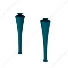Ножки 2 штуки, высота 35 см, 8x8x35 CEZARES TIFFANY Blu Petrolio, 40388
