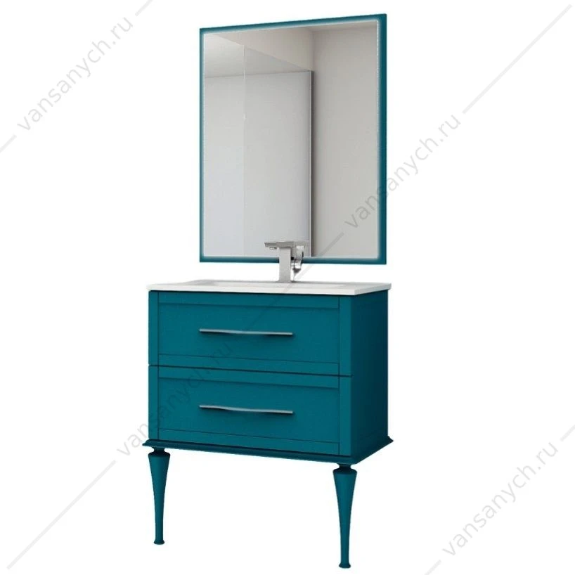 Ножки 2 штуки, высота 35 см, 8x8x35 CEZARES TIFFANY Blu Petrolio, 40388