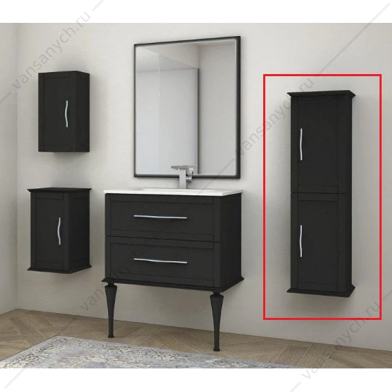 Колонна реверсивная, 34x32x114 CEZARES TIFFANY черный графит, 54964