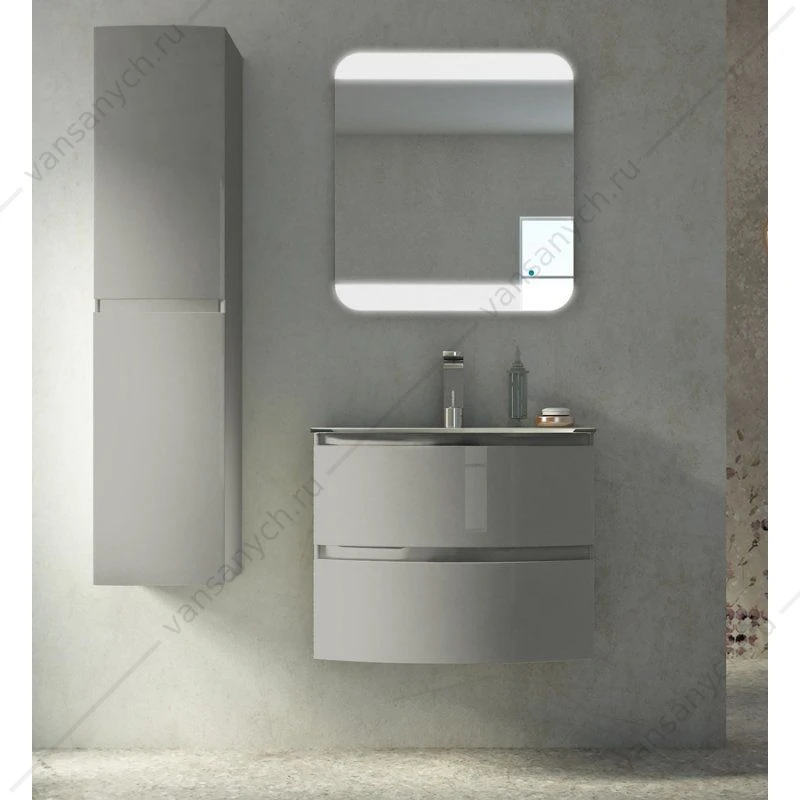 Тумба под раковину 69x52x55 CEZARES VAGUE Grigio lucido, 54854