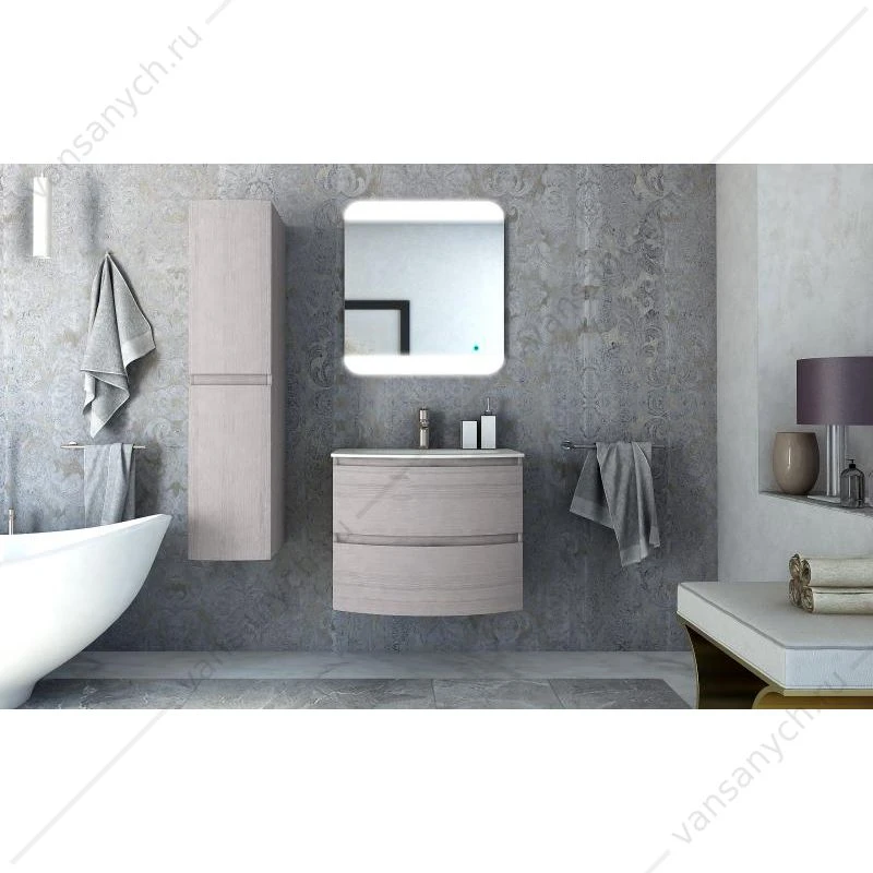 Тумба под раковину 69x52x55 	CEZARES VAGUE Rovere sbiancato, 54847