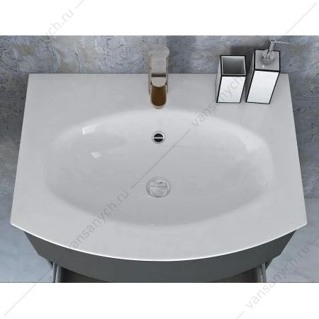 Раковина из иск. мрамора 70 CEZARES VAGUE Bianco, 50158