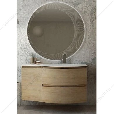 Шкафчик с одной створкой, левый, 34см, CEZARES VAGUE Rovere tabacco, 54836