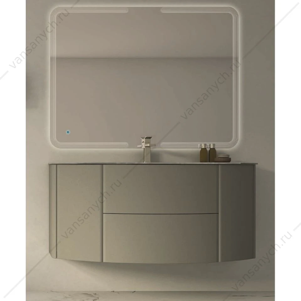Тумба под раковину 91x51x55 CEZARES EDEN Grigio talpa opaco, 55069