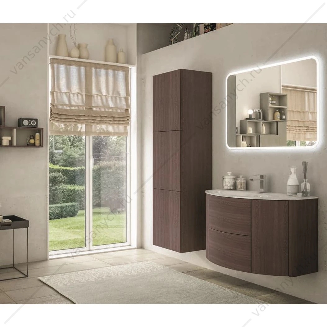 Тумба под раковину 91x51x55 CEZARES EDEN Rovere scuro Soft, 55070