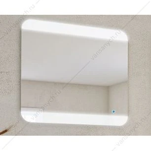 Зеркало со встроенной LED подсветкой touch system, 80x70 CEZARES EDEN, 45007