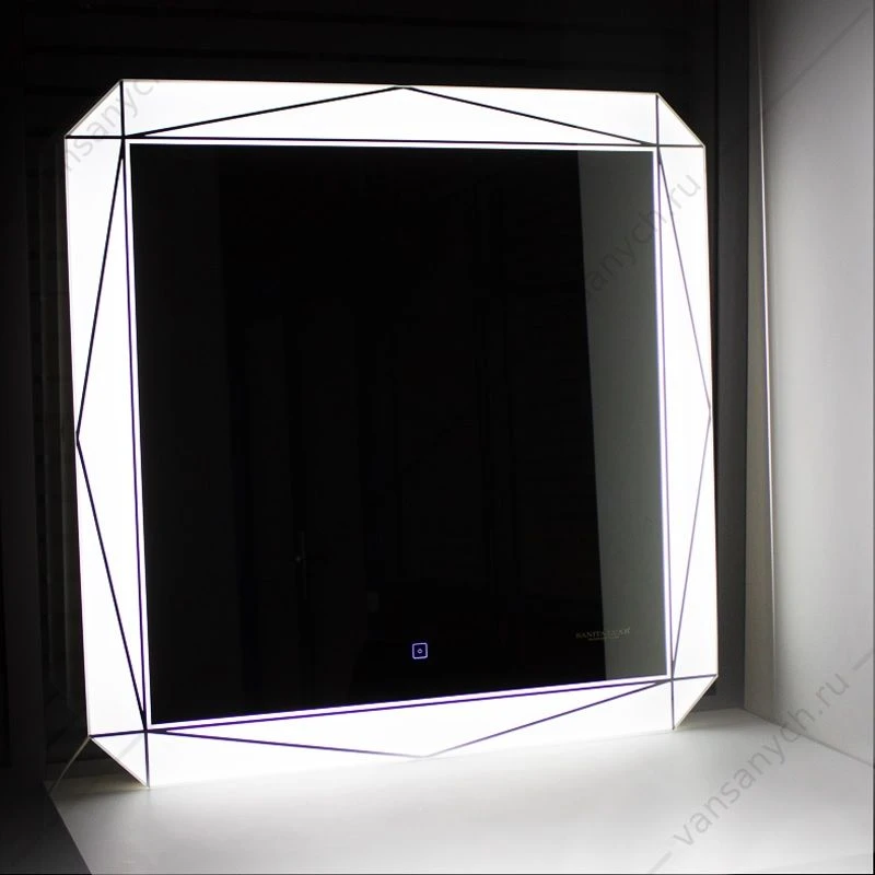 Зеркало SANITA LUX Лайн Led 750х750, LIN75SLMRKCS0010