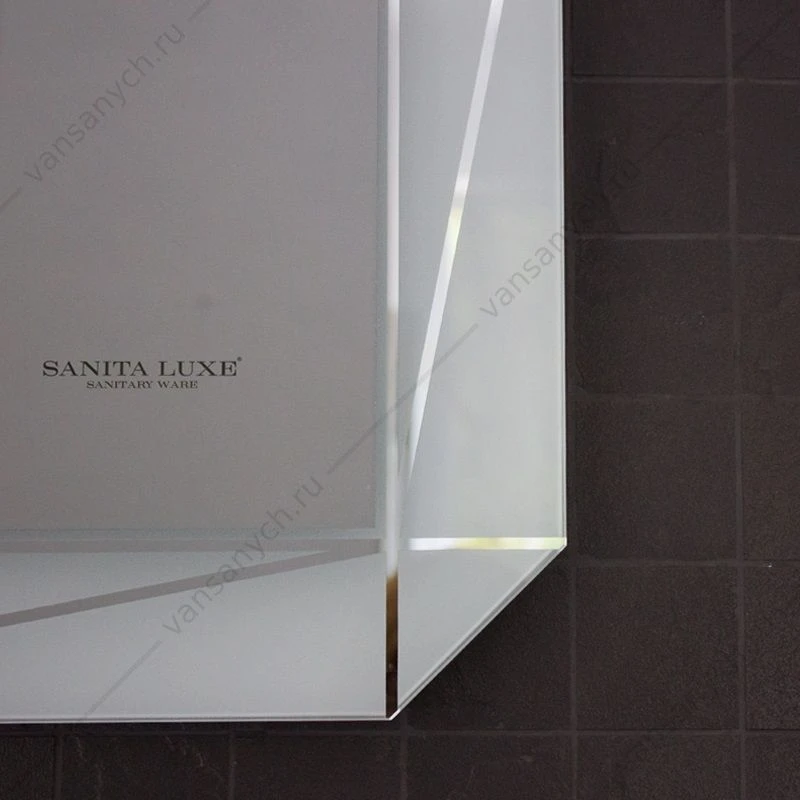 Зеркало SANITA LUX Лайн Led 750х750, LIN75SLMRKCS0010