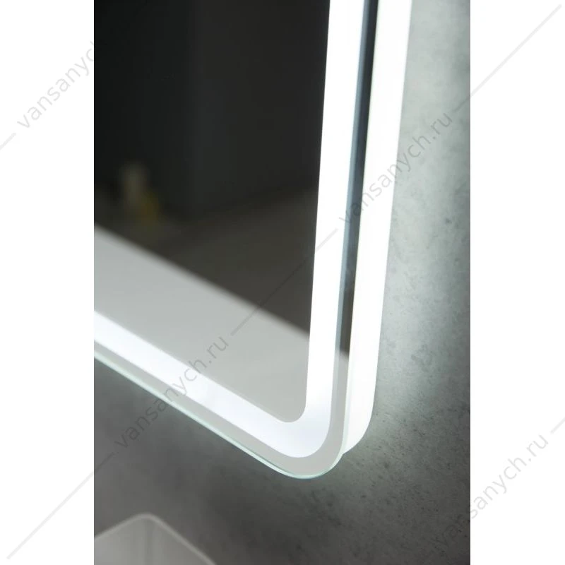 Зеркало BELBAGNO 60х60 с подсветкой и кноп. выключателем, SPC-MAR-600-600-LED-BTN