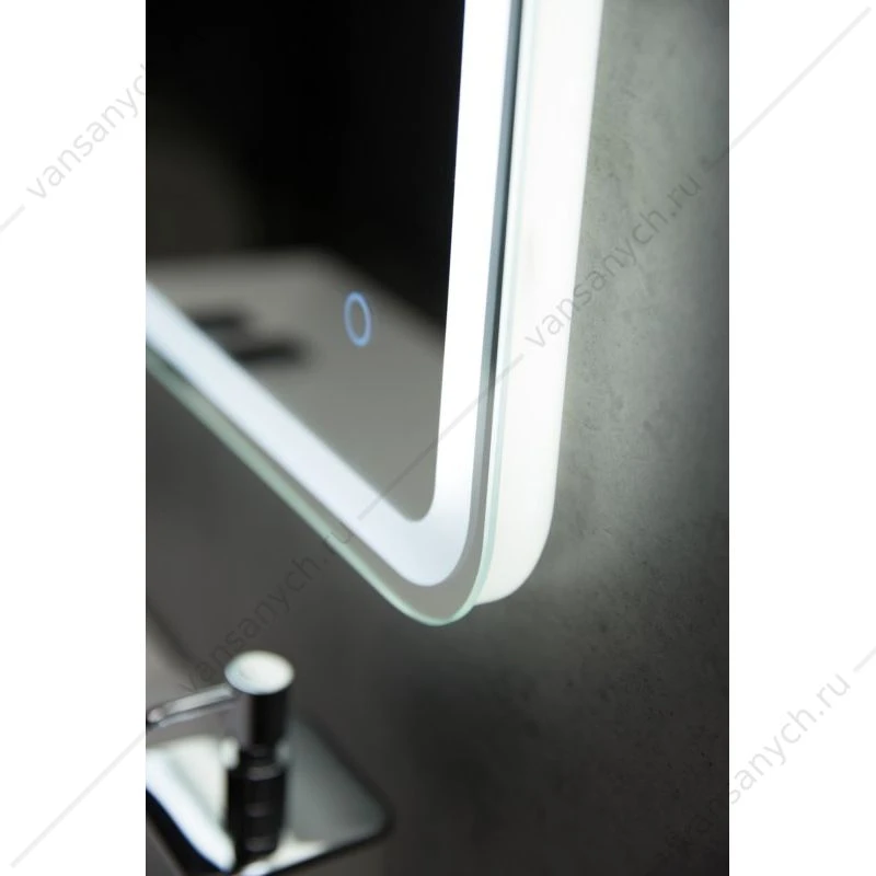 Зеркало BELBAGNO 60х60 с подсветкой и сенсор. выключателем, SPC-MAR-600-600-LED-TCH