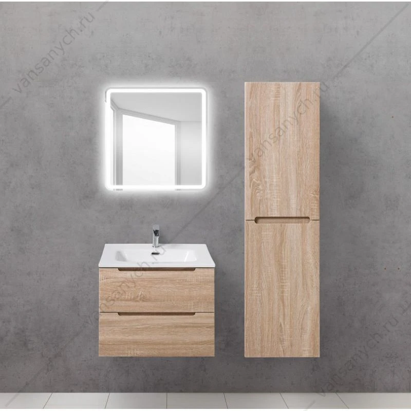 Зеркало BELBAGNO 60х60 с подсветкой и сенсор. выключателем, SPC-MAR-600-600-LED-TCH