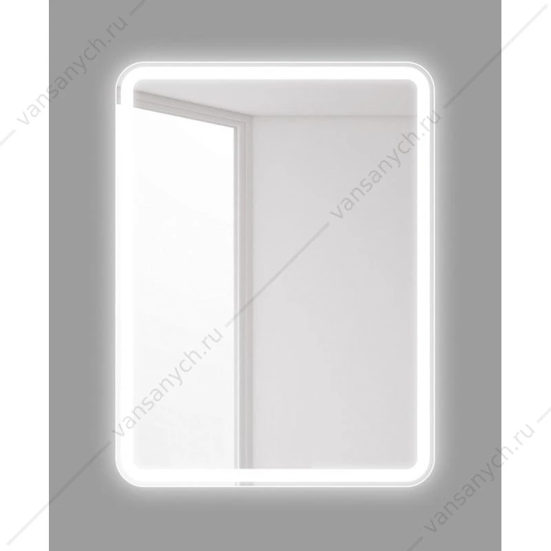 Зеркало BELBAGNO 60х80 с подсветкой и кноп. выключателем, SPC-MAR-600-800-LED-BTN