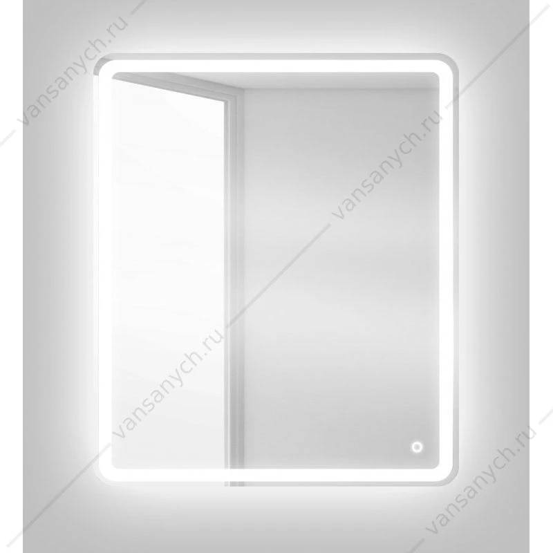 Зеркало BELBAGNO 60х80 с подсветкой и сенсор. выключателем, SPC-MAR-600-800-LED-TCH
