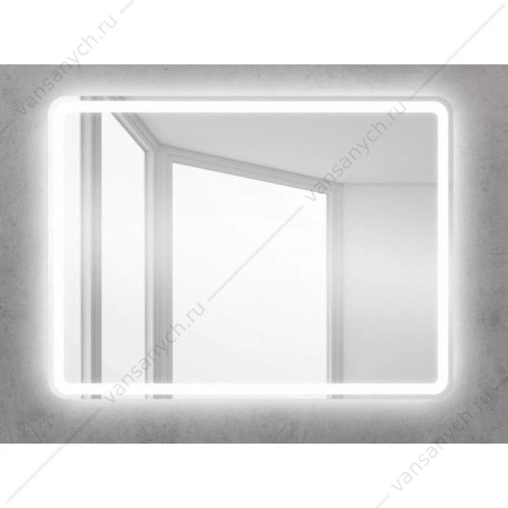 Зеркало BELBAGNO 90х60 с подсветкой и кноп. выключателем, SPC-MAR-900-600-LED-BTN