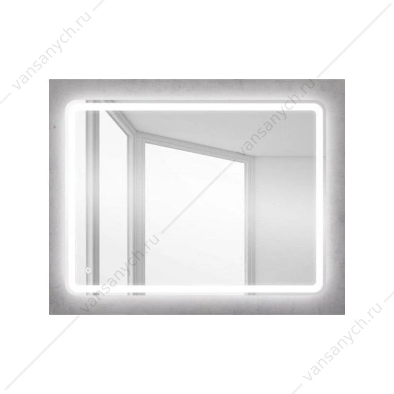 Зеркало BELBAGNO 90х60 с подсветкой и сенсор. выключателем, SPC-MAR-900-600-LED-TCH