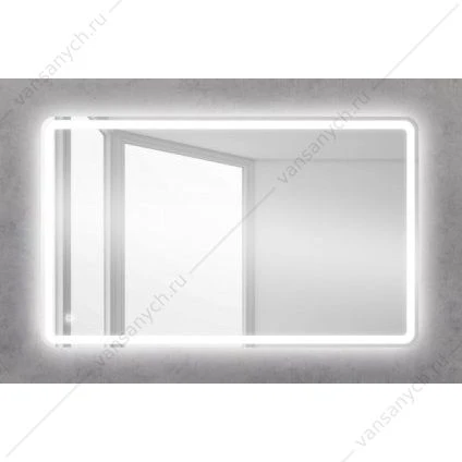 Зеркало BELBAGNO 100х60 с подсветкой и сенсор. выключателемH, SPC-MAR-1000-600-LED-TCH