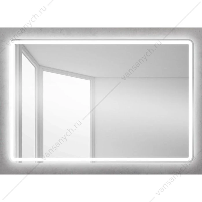 Зеркало BELBAGNO 120х80 с подсветкой и кноп. выключателем, SPC-MAR-1200-800-LED-BTN