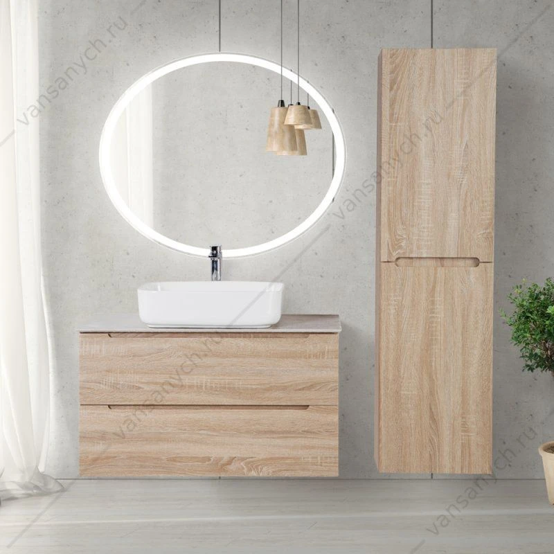 Зеркало BELBAGNO 75х90 с подсветкой и сенсор. выключателем , SPC-VST-750-900-LED-TCH