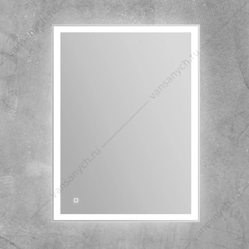 Зеркало BELBAGNO 50х80 с подсветкой и сенсор. выключателем , SPC-GRT-500-800-LED-TCH