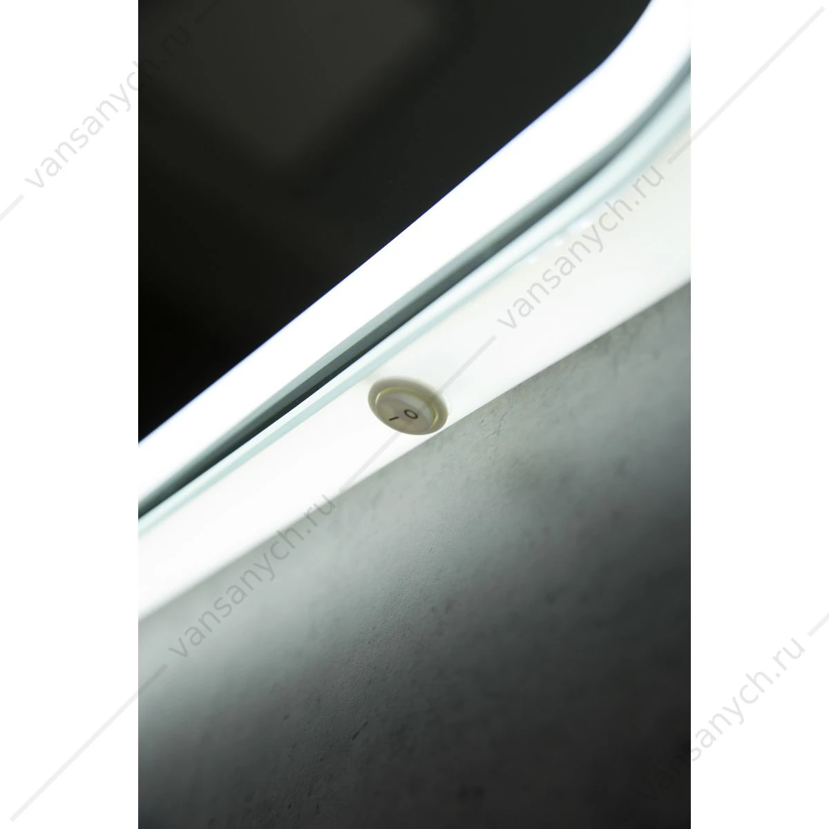 Зеркало BELBAGNO 100х60 с подсветкой и кноп. выключателем , SPC-GRT-1000-600-LED-BTN