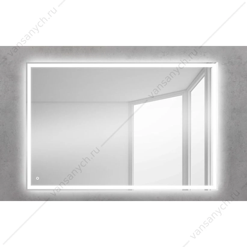 Зеркало BELBAGNO 100х60 с подсветкой и сенсор. выключателем , SPC-GRT-1000-600-LED-TCH