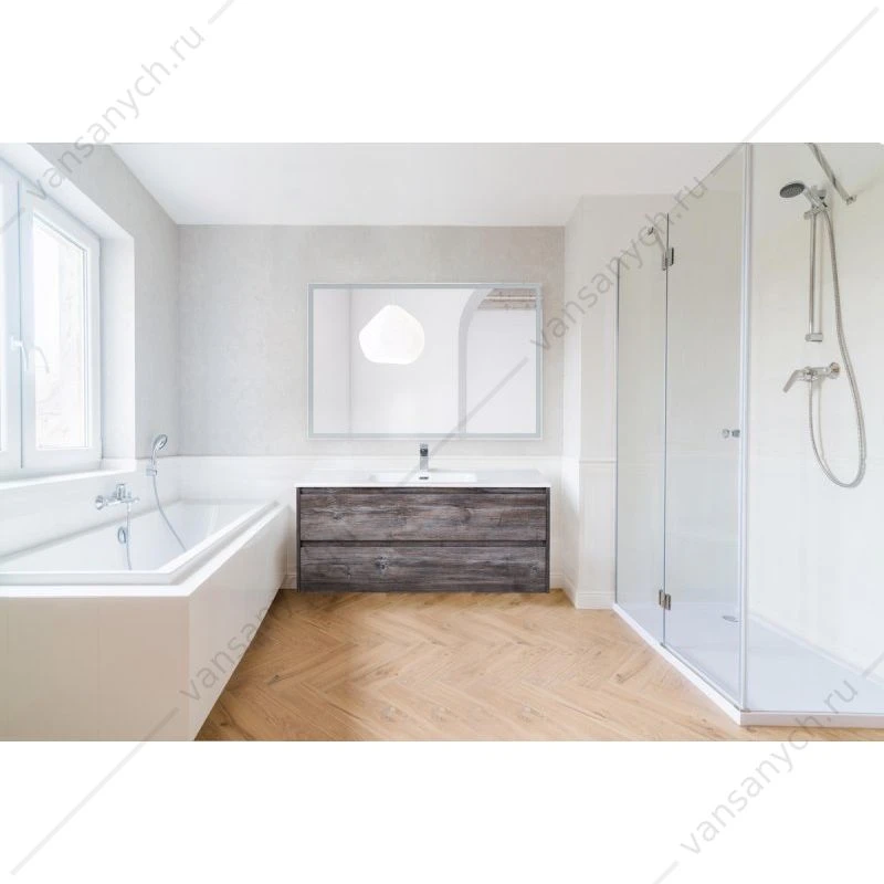 Зеркало BELBAGNO 120х80 с подсветкой и кноп. выключателем , SPC-GRT-1200-800-LED-BTN